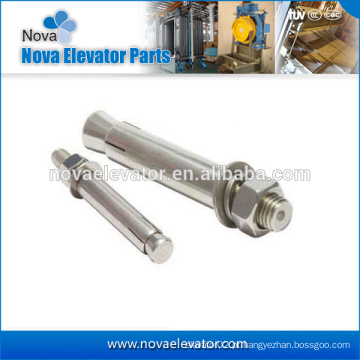Q235 Steel Elevator Expansion Anchor Parafuso M12, M16, M24 Preço de parafuso